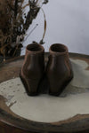 OUDE WAAG sheepskin ninja high heel OW-23SS-FT02 coffee color